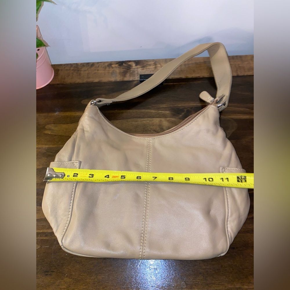 Hush Puppies Tan Leather Shoulder Purse Bag - Picture 9 of 11